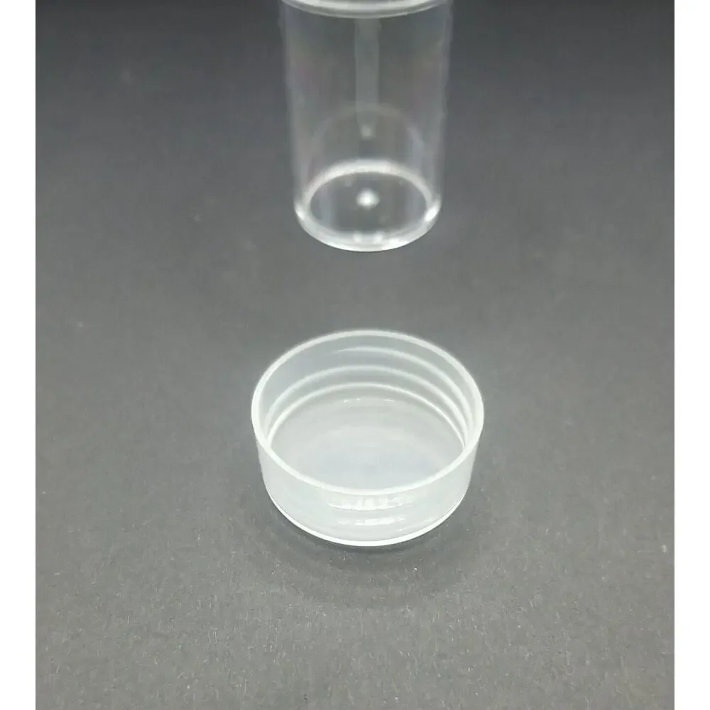 30 Bottle JARS Plastic Container Craft Organizing Hobby Pill Clear Screw lids 2